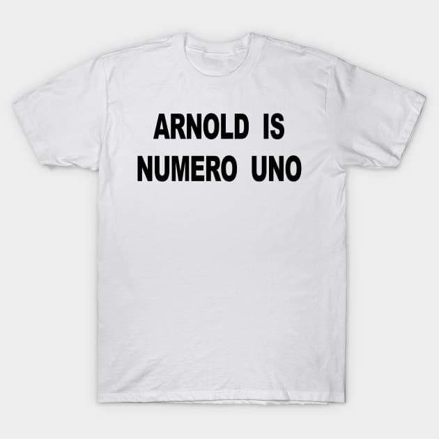 Numero Uno T-Shirt by TheCosmicTradingPost